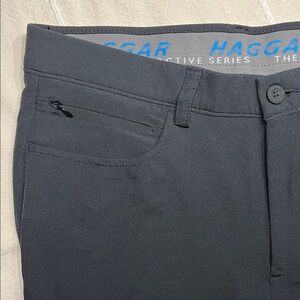 Haggar Charcoal Active Series Trousers